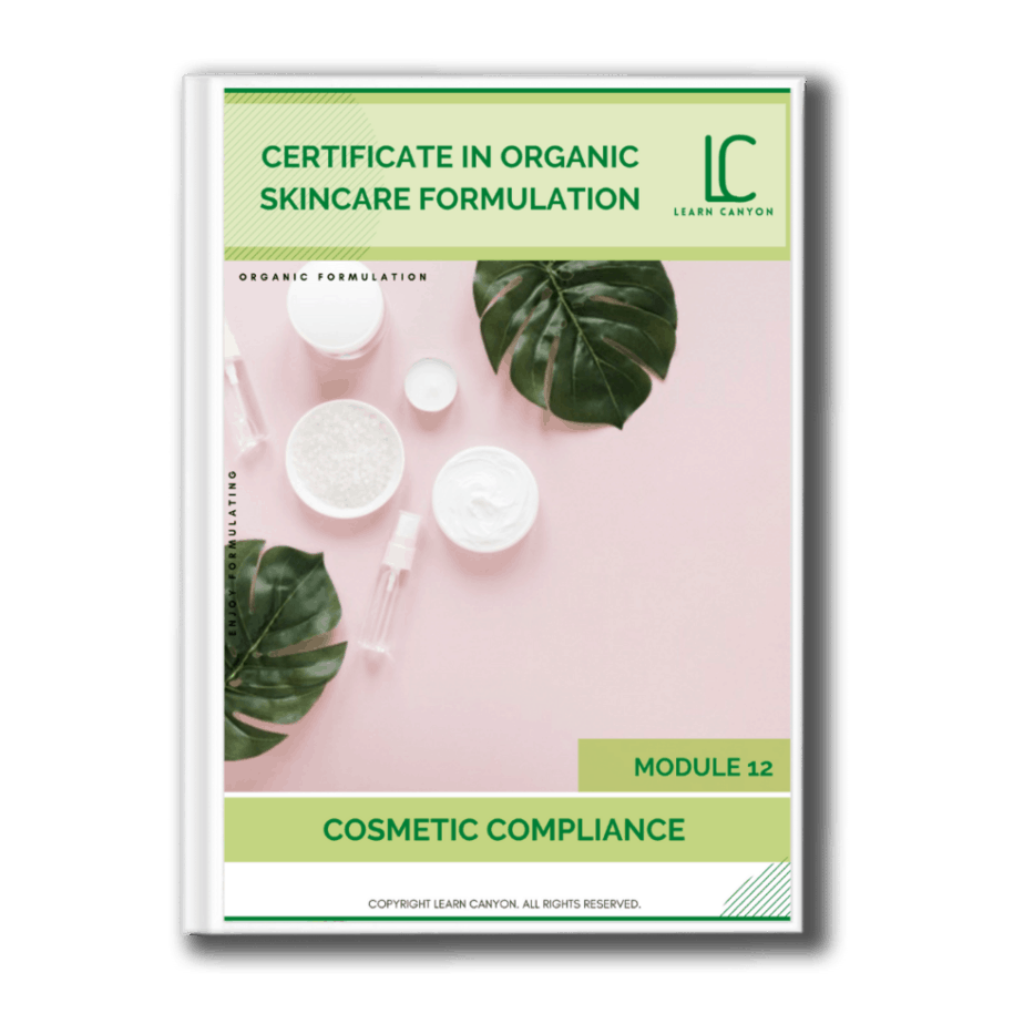 Certificate In Organic Skincare Formulation Course Learn Canyon