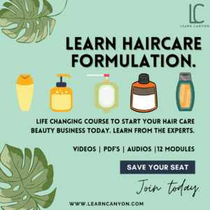 Certificate In Organic Haircare Formulation Course
