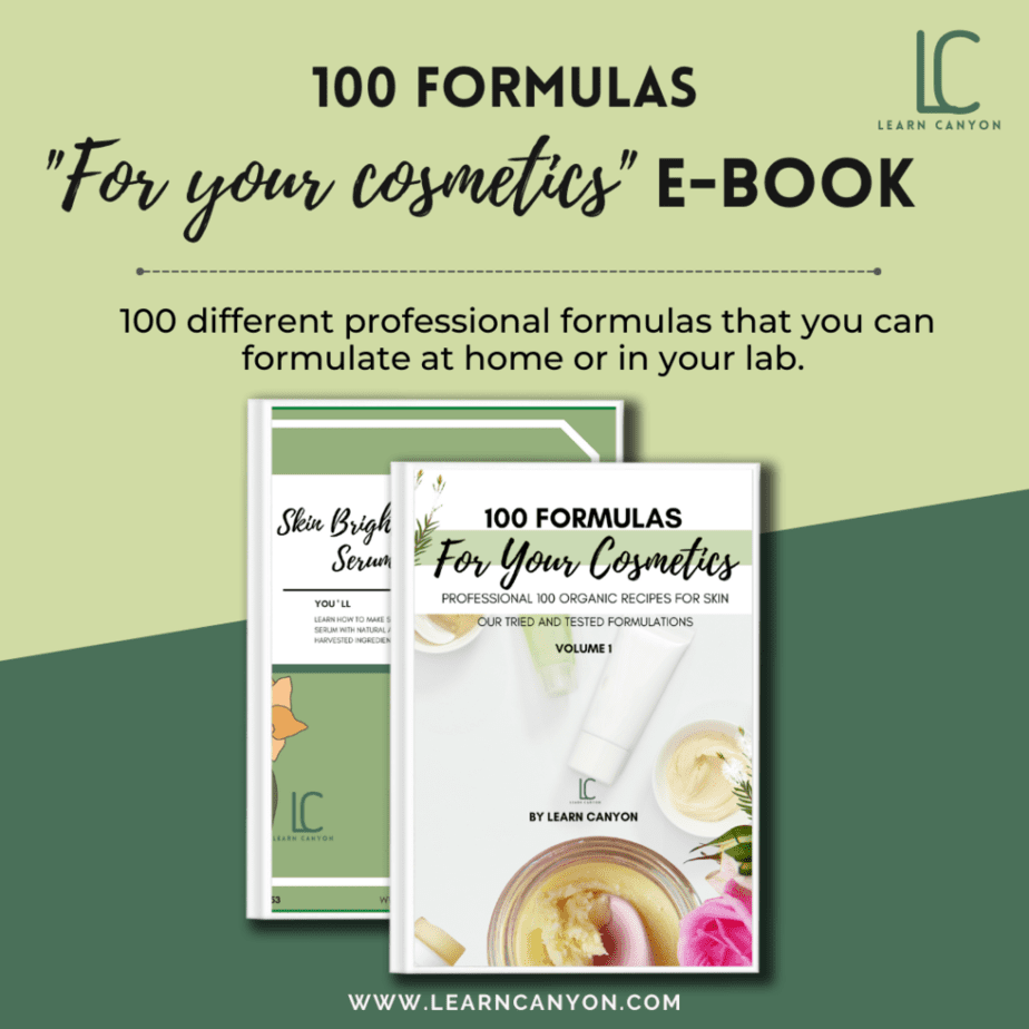 100 formulas for cosmetics