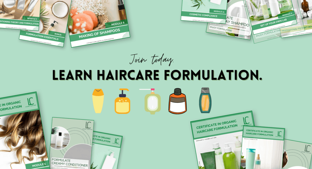 Learn Haircare formulation
