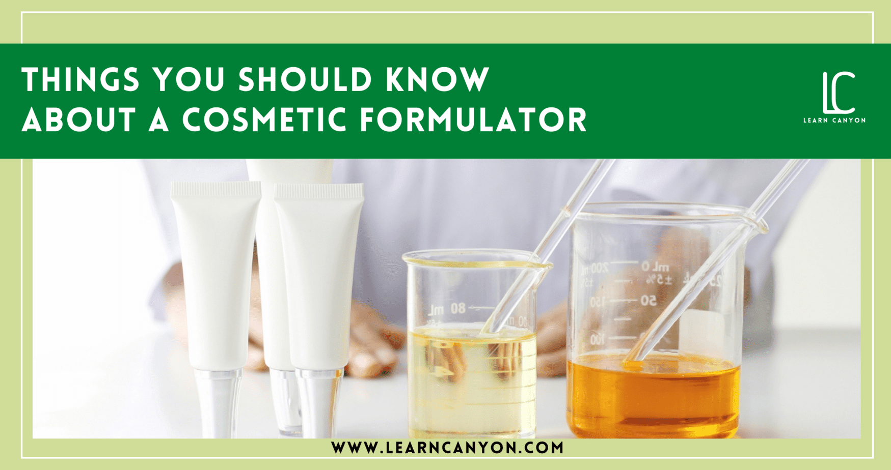 Things You Should Know About A Cosmetic Formulator Learn Canyon