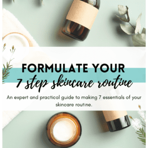7 Steps skincare Product Ebook cover