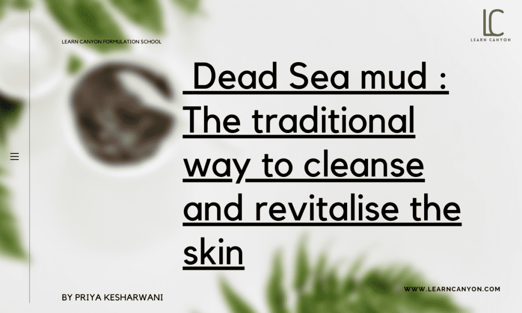 Dead Sea mud