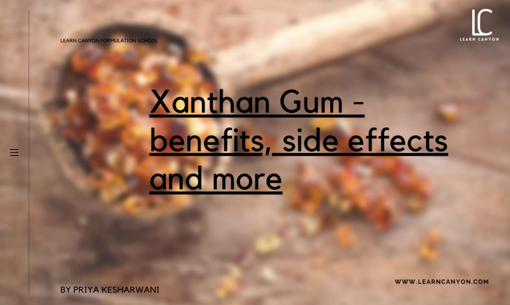 new research on xanthan gum