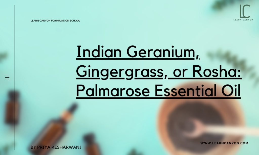 Palmarose Essential Oil