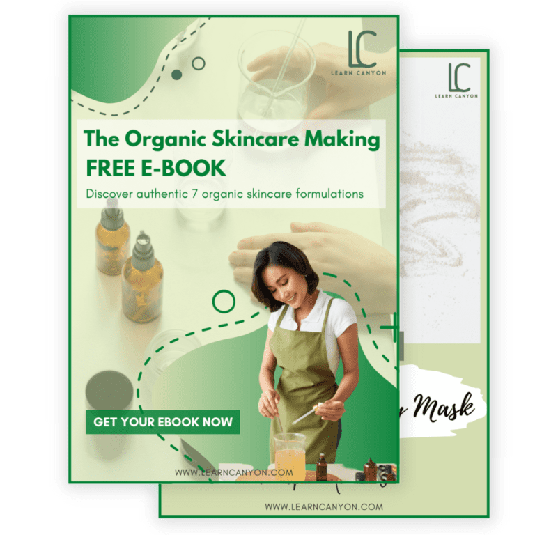 7 Organic Skincare Formulation Making Ebook Learn Canyon