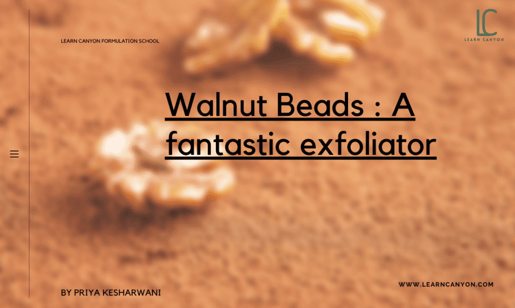 Walnut Beads - A fantastic exfoliator