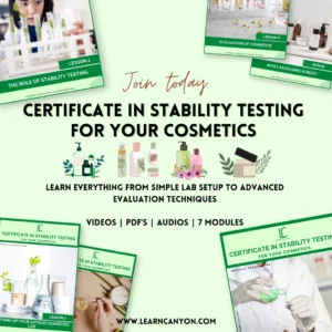Certificate in Cosmetic Stability Testing