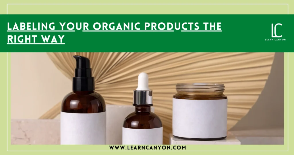 Ingredient Listing: INCI Names and Organic Indicators