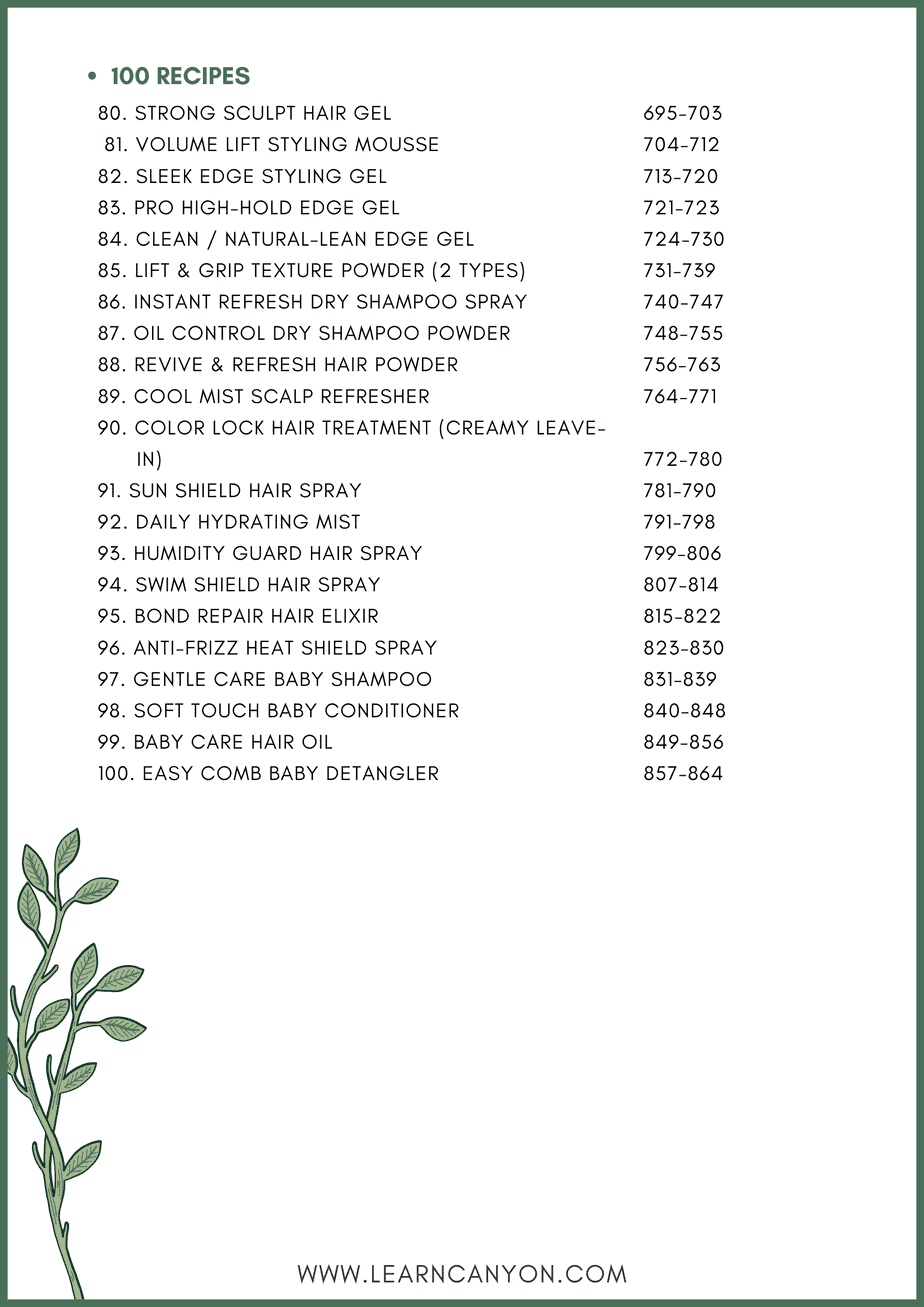 100 formulas for haircare "For your cosmetics Volume 2" 3 100 formulas for haircare "For your cosmetics Volume 2" - Image 3