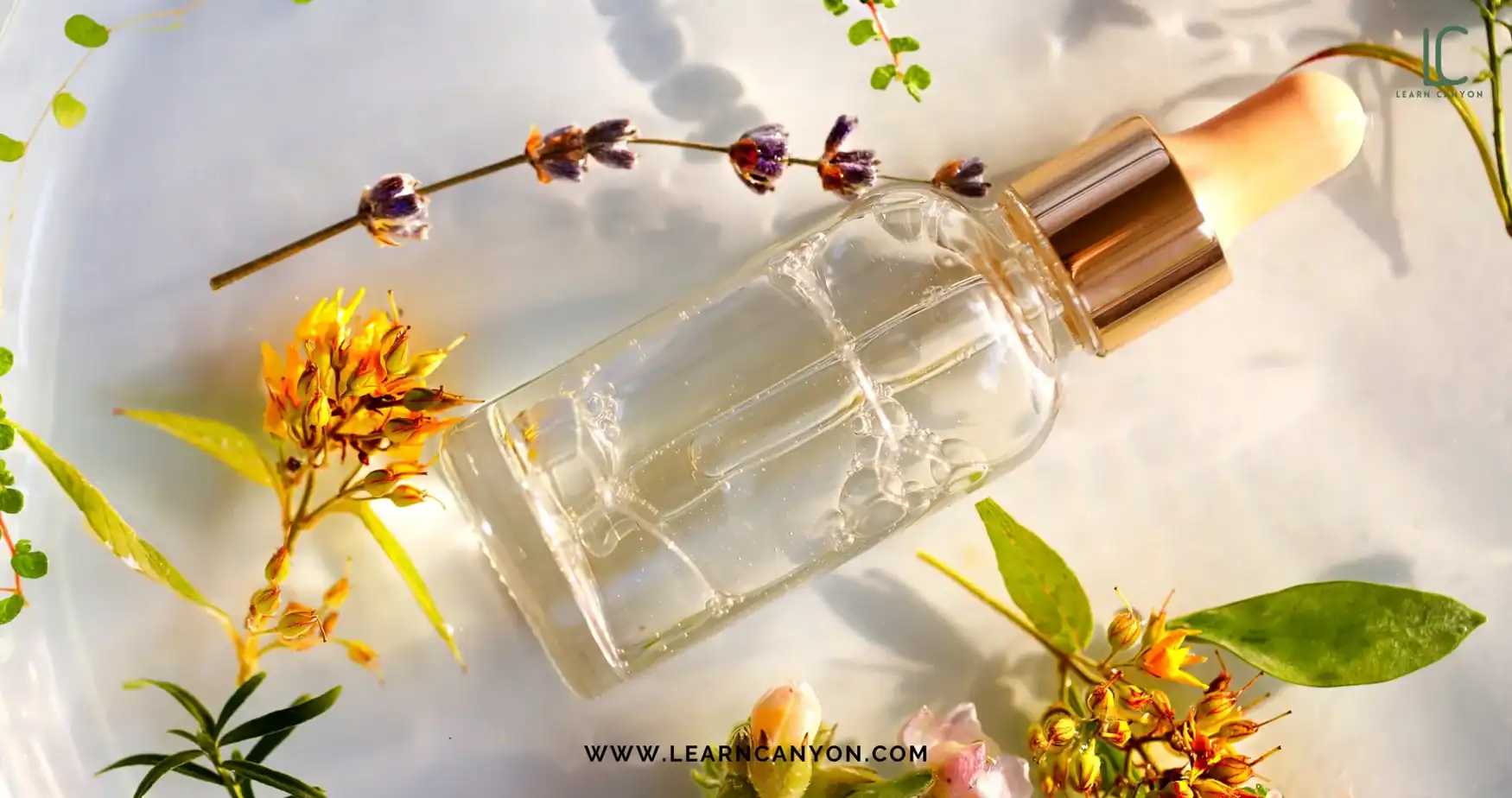 Weighing and measuring organic ingredients for a botanical serum formula