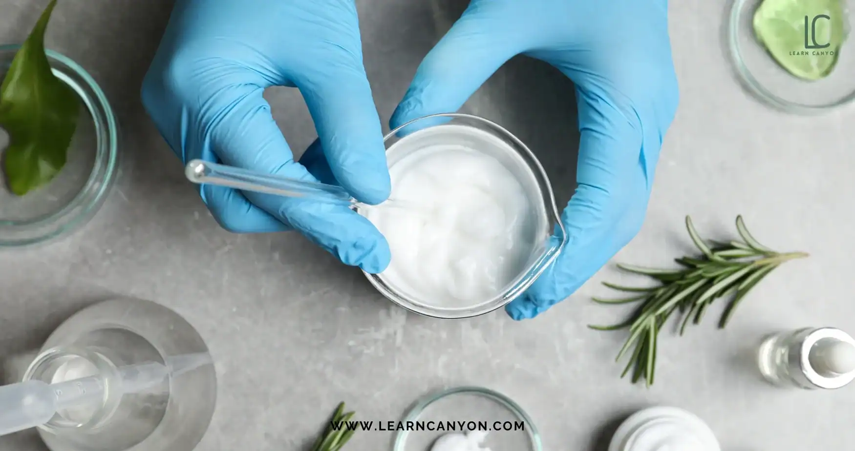 Water-in-oil emulsion formulation - professional skincare lab