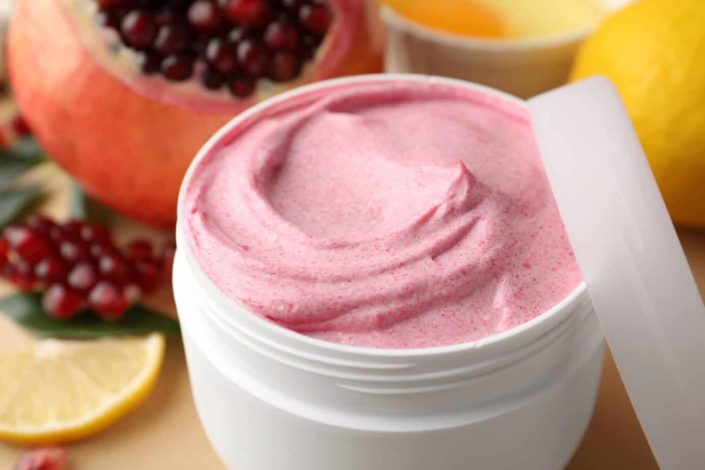 Photo of a grainy body butter