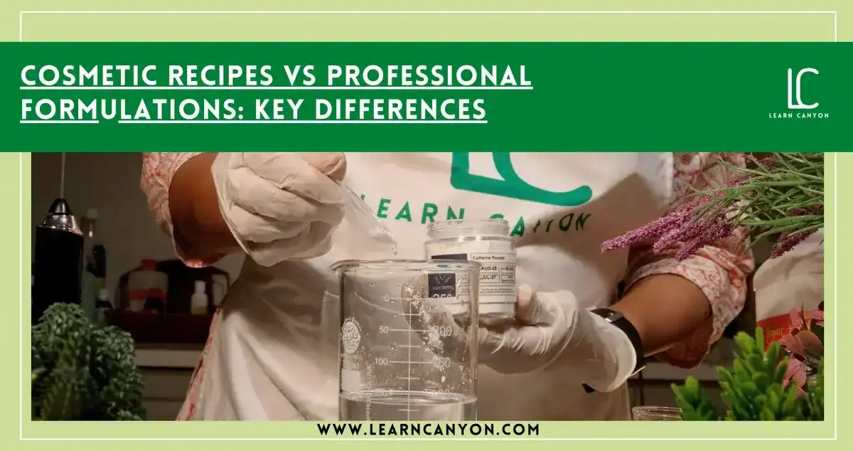 Why following a cosmetic recipe has limits - ingredient substitution and formulation science